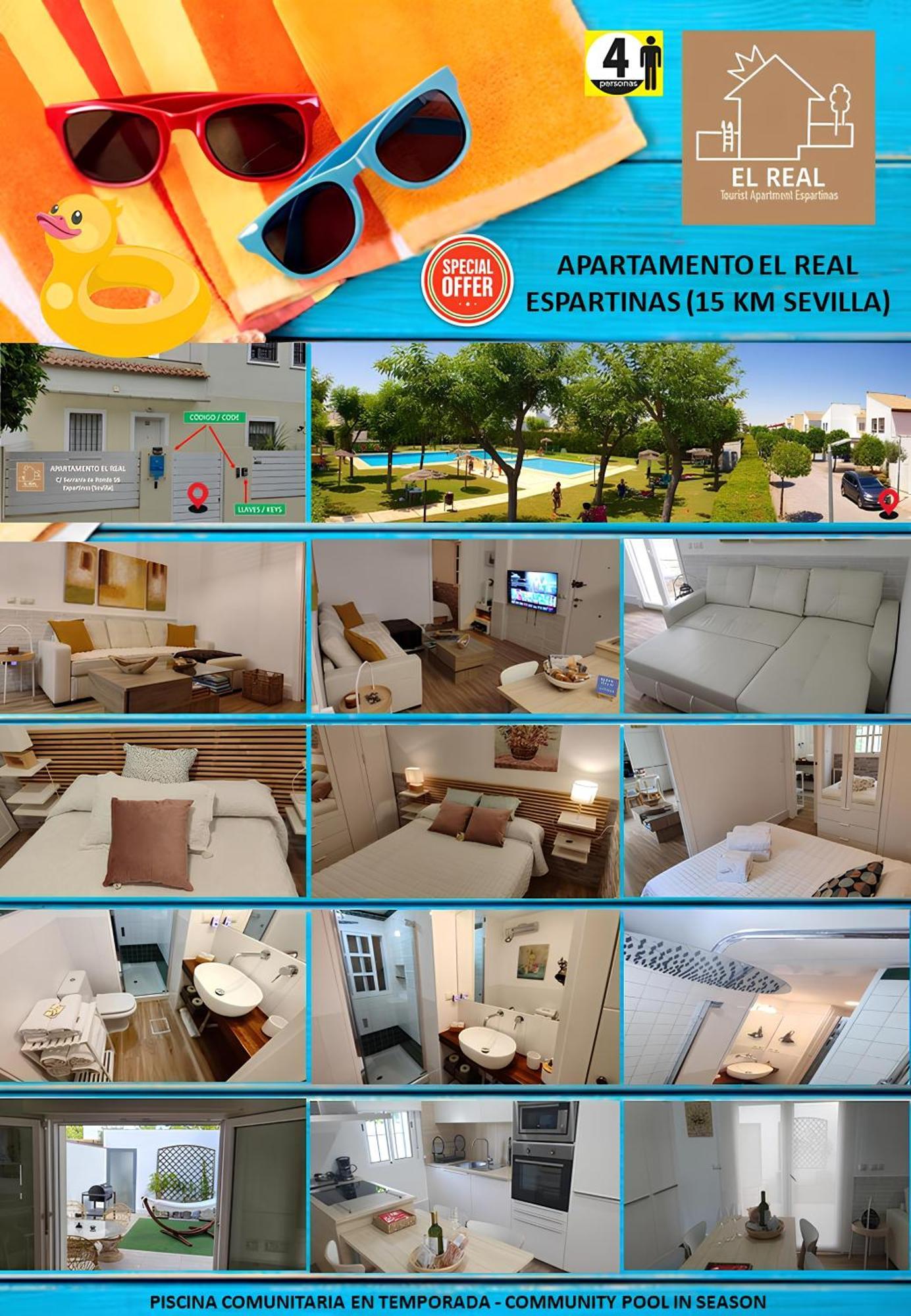 Apartamento El Real - Espartinas - Sevilla Extérieur photo